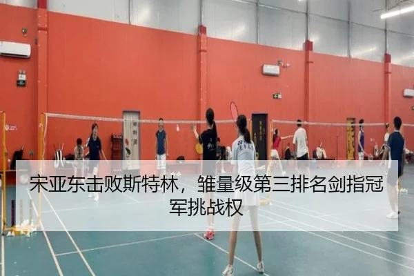 宋亚东击败斯特林，雏量级第三排名剑指冠军挑战权
